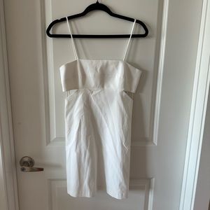 NEW WITH TAGS!! White Cutout Zara Mini Dress (S)